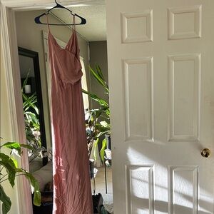 Windsor Blush Maxi Dress with Spaghetti Straps